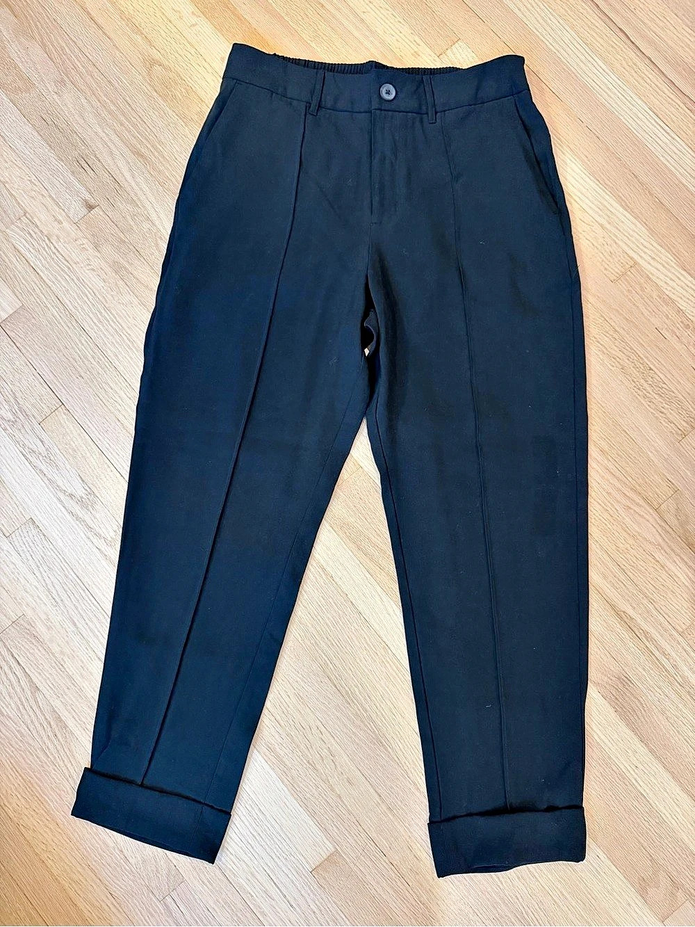 a new day Turn It Up Pant Black Ankle Pants Size 10 Like New